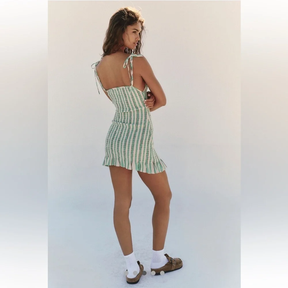 NWT Free People ♥️ Rylee Set Ivory Combo Size Large